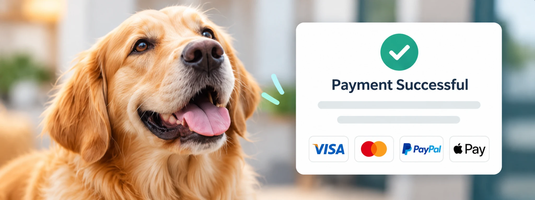 Dog daycare payment confirmation